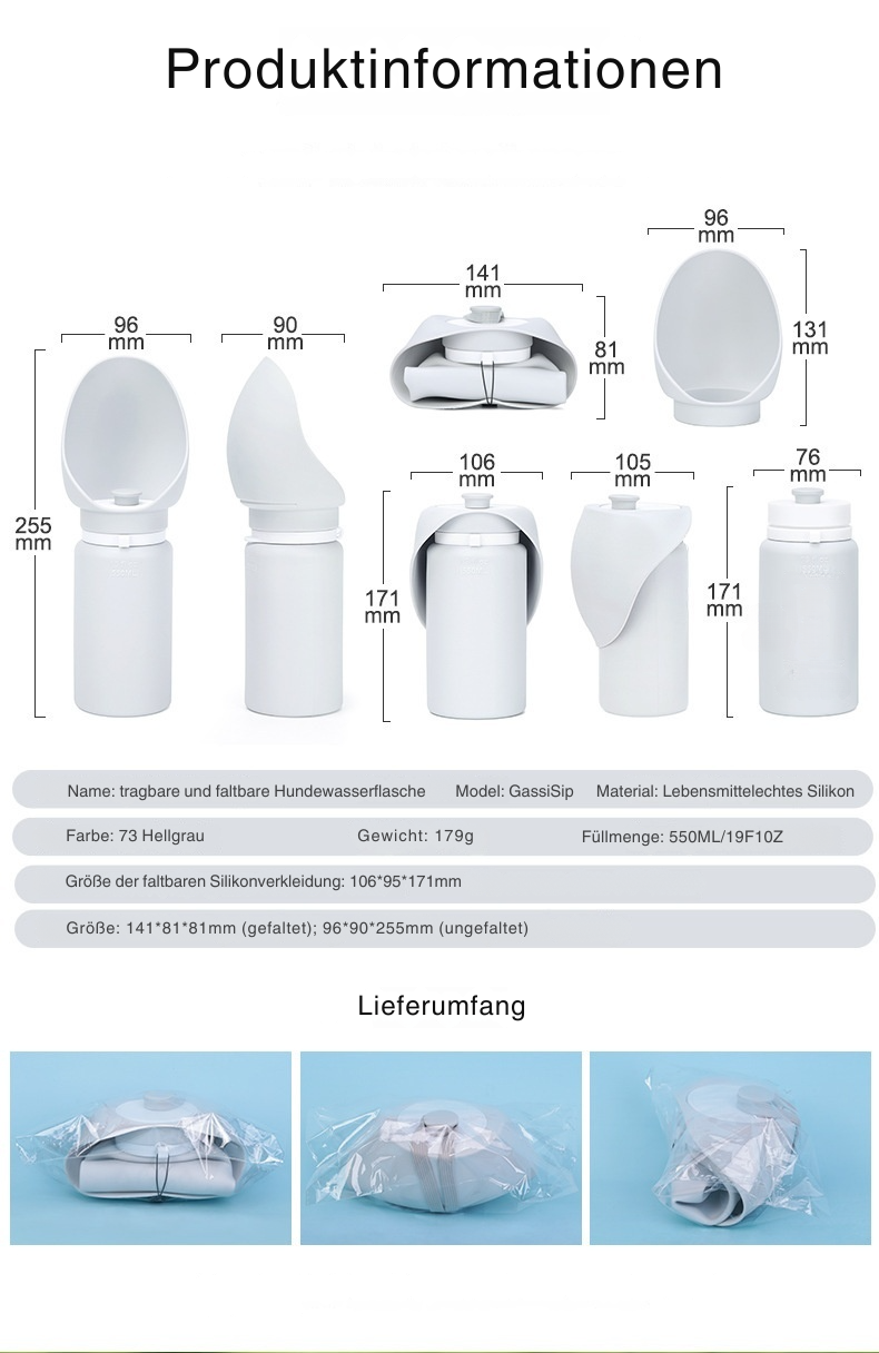 GassiSip - Die Trinkflasche für unterwegs
