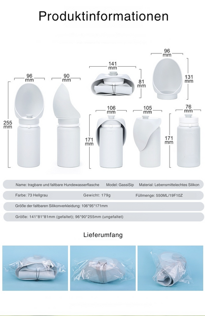GassiSip - Die Trinkflasche für unterwegs